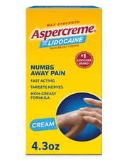 with Lidocaine Maximum Strength Pain Relief Cream, 4.3 Oz
