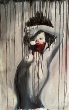 Quadro olio su tela: Elegante Astratto Contemporaneo - Arte Originale Unica 