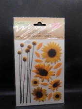 Crafter's square Magic on stickers 17 pc sunflowers
