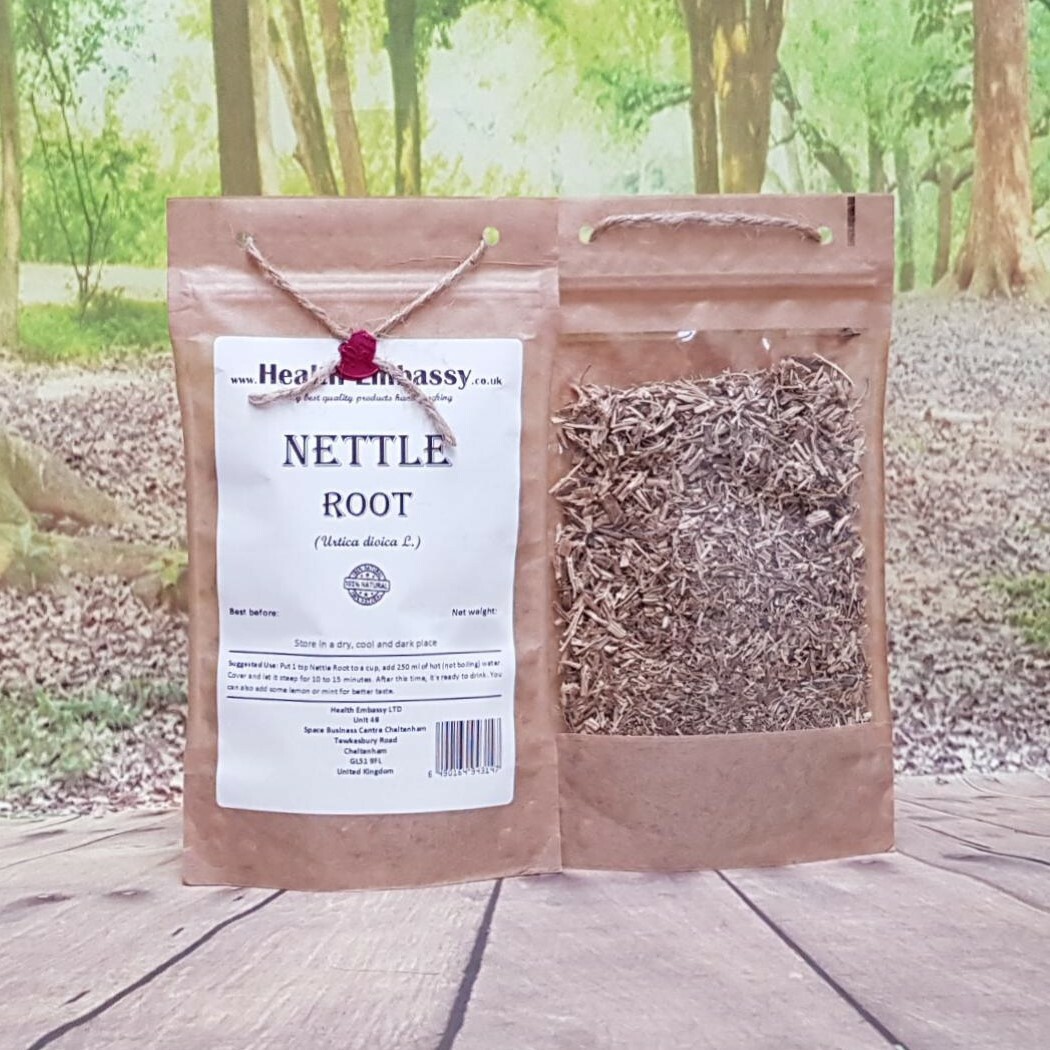 Nettle Root ( Urtica dioica L ) 50g - Health Embassy 100% Natural Dried Root Tea