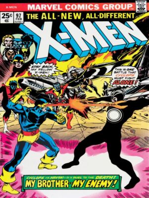 The Uncanny X-Men #97 NEW METAL SIGN: Cyclops v. Havok - My Brother, My Enemy!