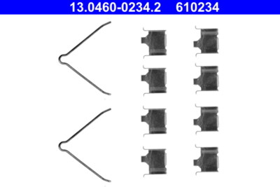 ATE 13.0460-0234.2 Accessory Kit, disc brake pad for MAZDA