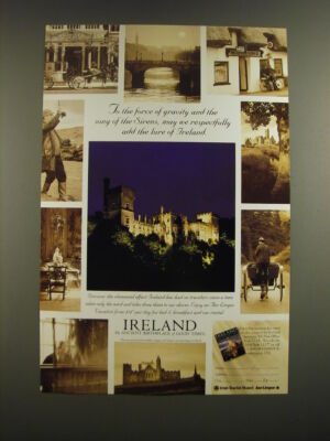1995 Irish Tourist Board Ad - To the force of gravity and the song