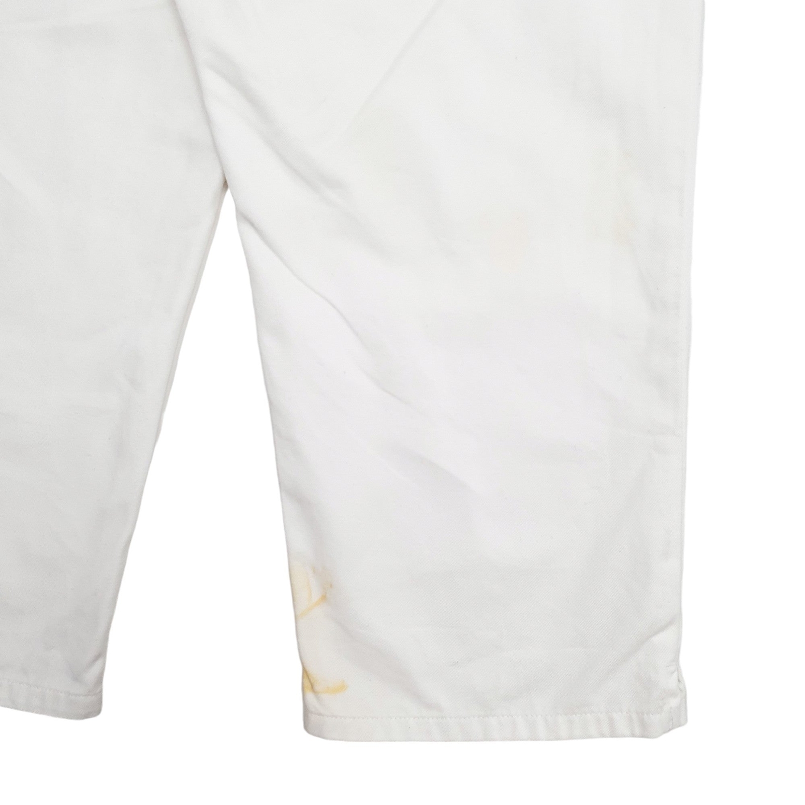 RALPH LAUREN Chino Trousers Cotton White Womens  14 image 4