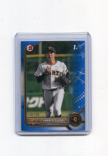 2022 Bowman Nippon NPB Paper Blue Yamato Suzuki 1st Bowman 196/199