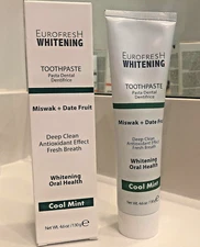 Farmasi Eurofresh Whitening Toothpaste with Miswak & Dates – 130g, Cool Mint