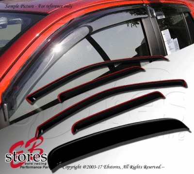 Rain Guards Sun Visor Deflector /& Sunroof Combo 5pcs 06-11 Chevrolet Chevy HHR