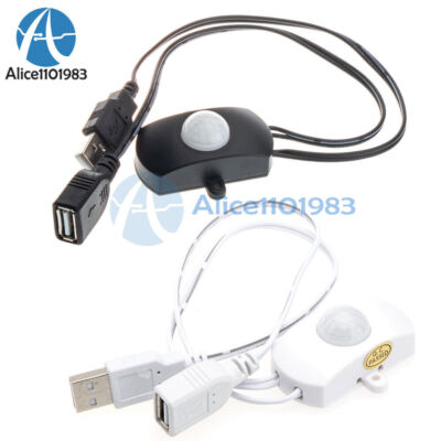 Motion Sensor Light Switch DC 5V-24V 5A PIR Motion Sensor Auto ON OFF Switch #A6