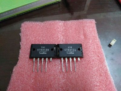 NOS Sanken STR3123 Voltage Regulator ZIP-5 x 2pcs