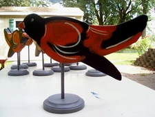 BALTIMORE ORIOLES BIRD FOLK ART
