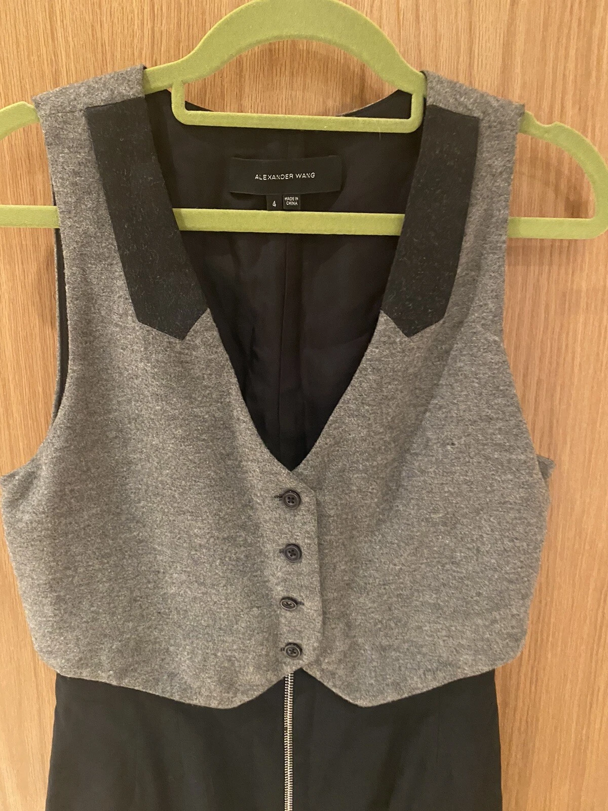Abito Alexander Wang taglia UK 6 ottime condizioni. lana + poliestere