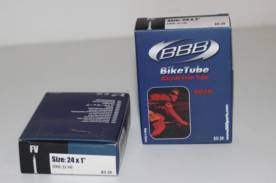 CONTINENTAL BBB Schlauch BTI-39, AV 24x1 " schwarz 2 Stück Fahrradschlauch 23-540