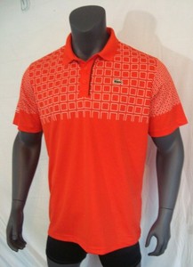 LACOSTE Sport Rouge Graphique Technique de Sport Tennis Hommes Polo Shirt  Neuf sans étiquette taille XS | eBay