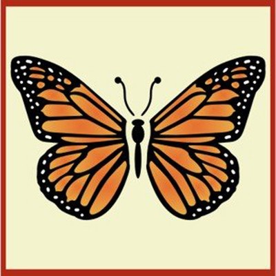 BUTTERFLY-4-MONARCH BUTTERFLY - The Artful Stencil | eBay
