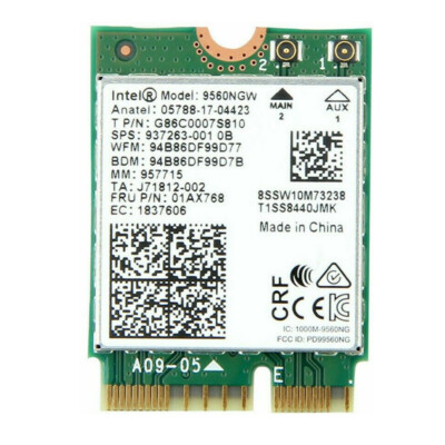 Wireless AC 9560 M.2 Adapter CRF CNVi Windows 11 PC WiFi Bluetooth Network Card