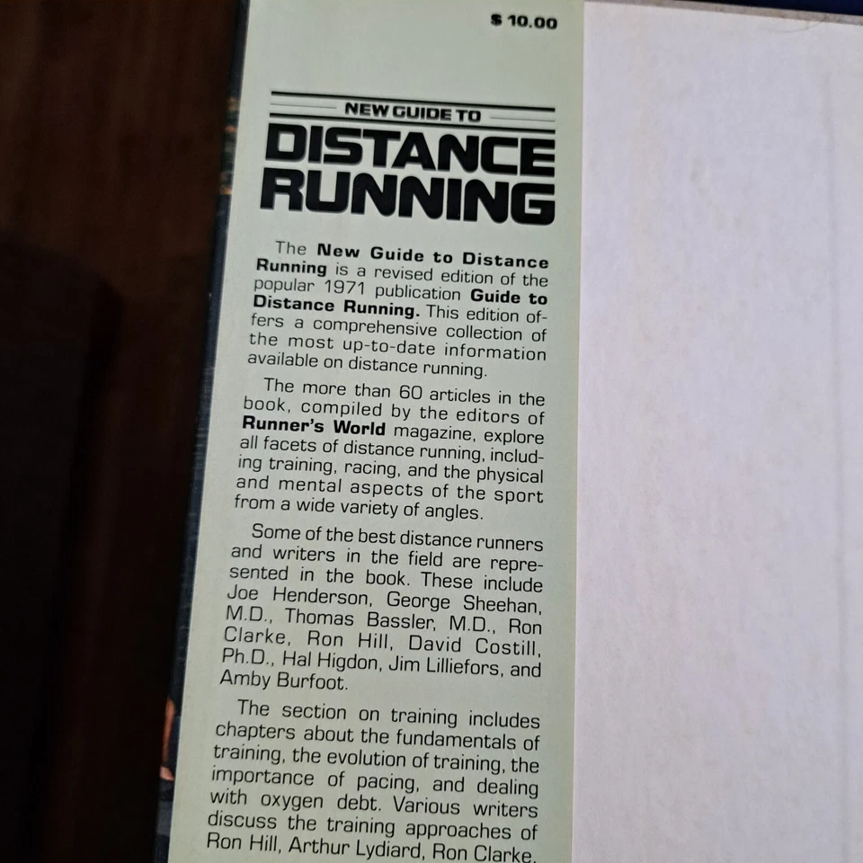 NEW GUIDE TO DISTANCE RUNNING, 1978 Runners World, Athletic Training, HC, VG!! — 第 4/4 张图片