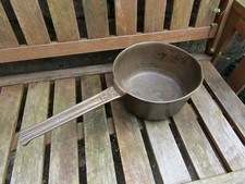 Antique Rare Irish solid bronze cooking pan - 18th century 3 Legged pot