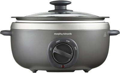 Morphy Richards 3,5 l Sear and Stew ovaler Schongarer, antihaftbeschichteter Aluminiumtopf