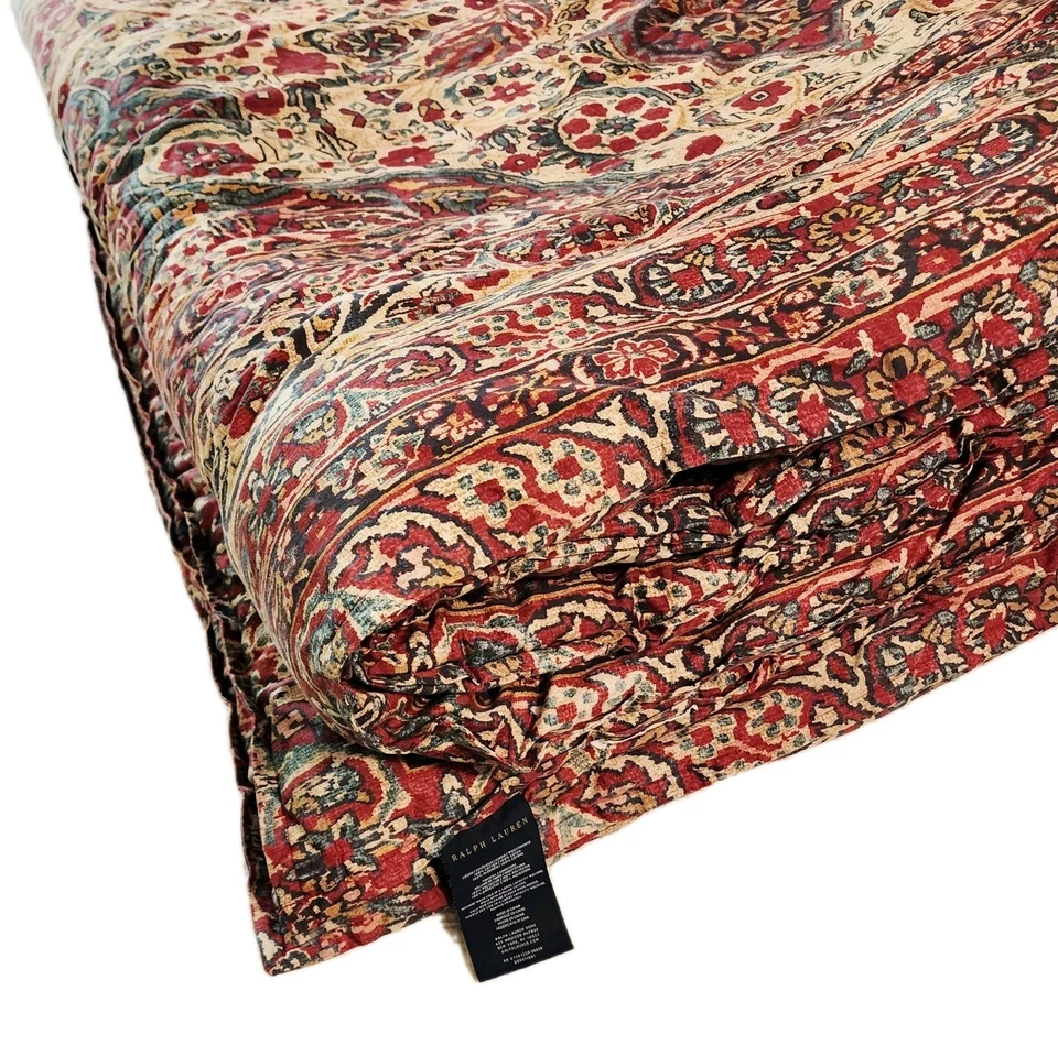 ❤️RARO Ralph Lauren Bohemian Muse Larson Edredón REY Tapiz Estampado Cubierta de Cama Foto 2 de 4
