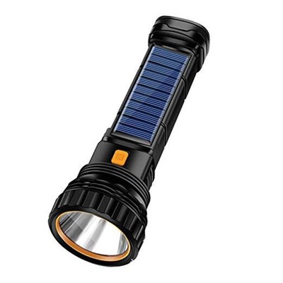 Solar/Rechargeable Multi Function 1000 Lumens LED Flashlight, with Emergency 
