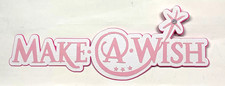 Pink Make A Wish Title Die Cut Embellishment Scrapbook Disney
