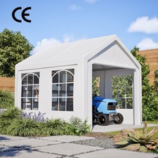 Zeltgarage Garagenzelt Auto Garage Weidezelt Carport mobiler Unterstand 3 × 3 m