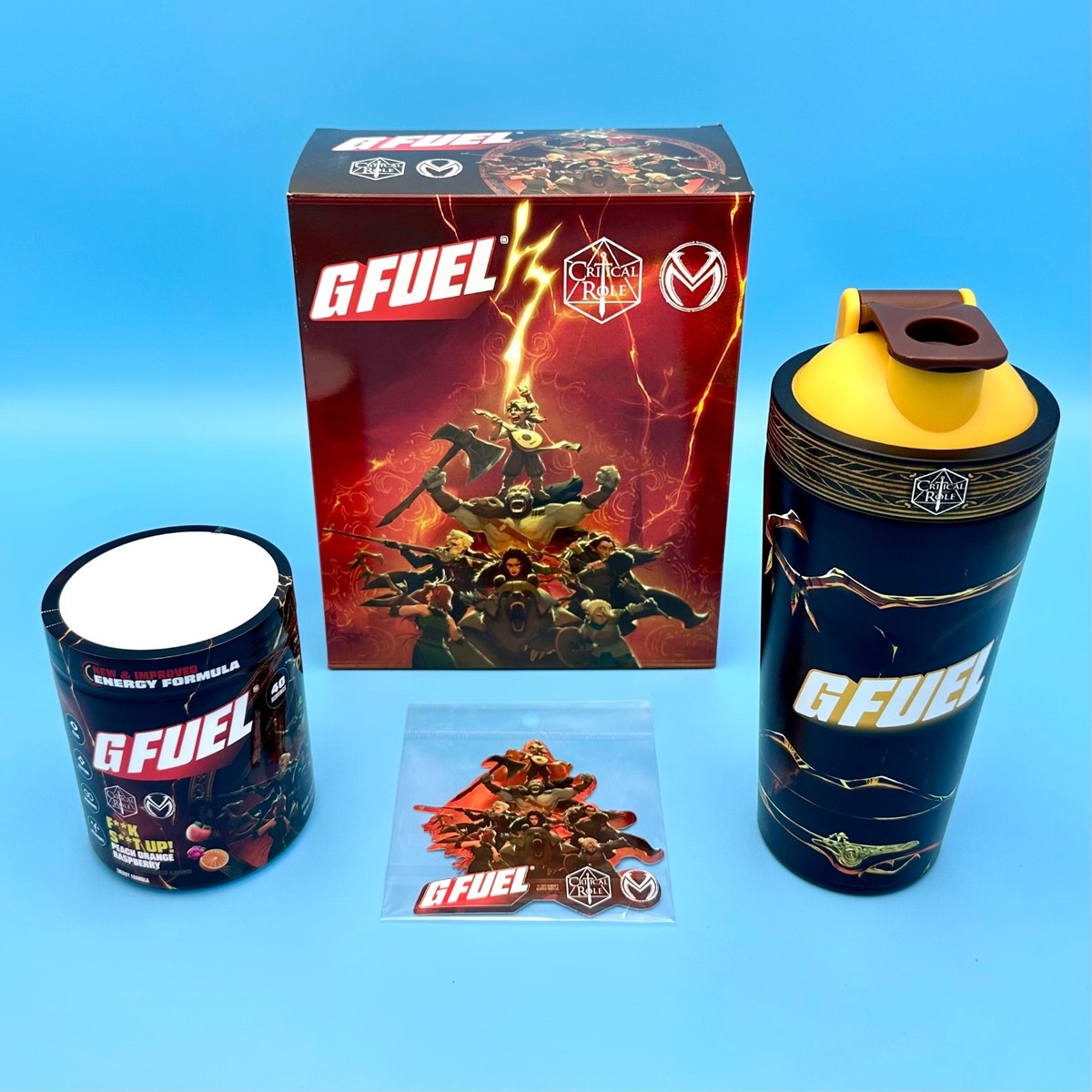 G Fuel Critical Role Vox Machina F*** S*** UP! Collector's Box Tub