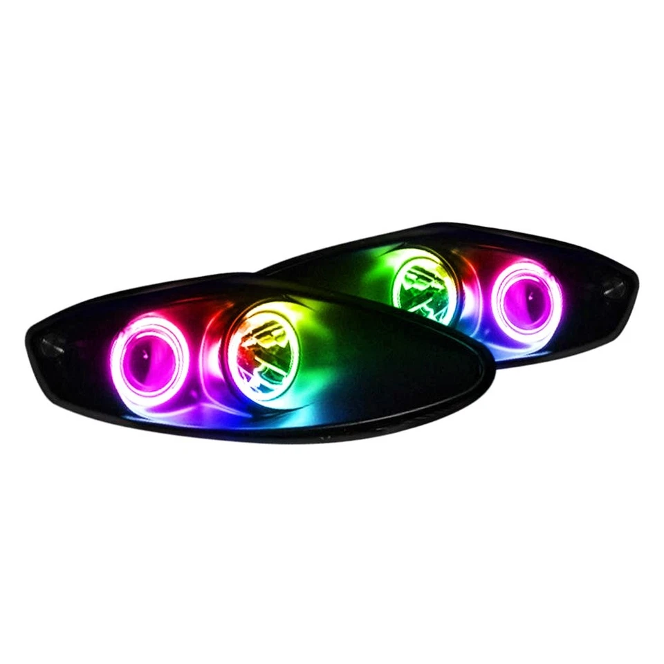 LED Halo Headlights Factory Surface Add On Custom Lights ColorSHIFT 2690-333 Foto 3 de 4