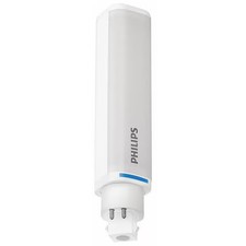 8.5 W, LED Bulb, White, PL Horizontal, 3000K Temp. Frosted , Dimmable Philips