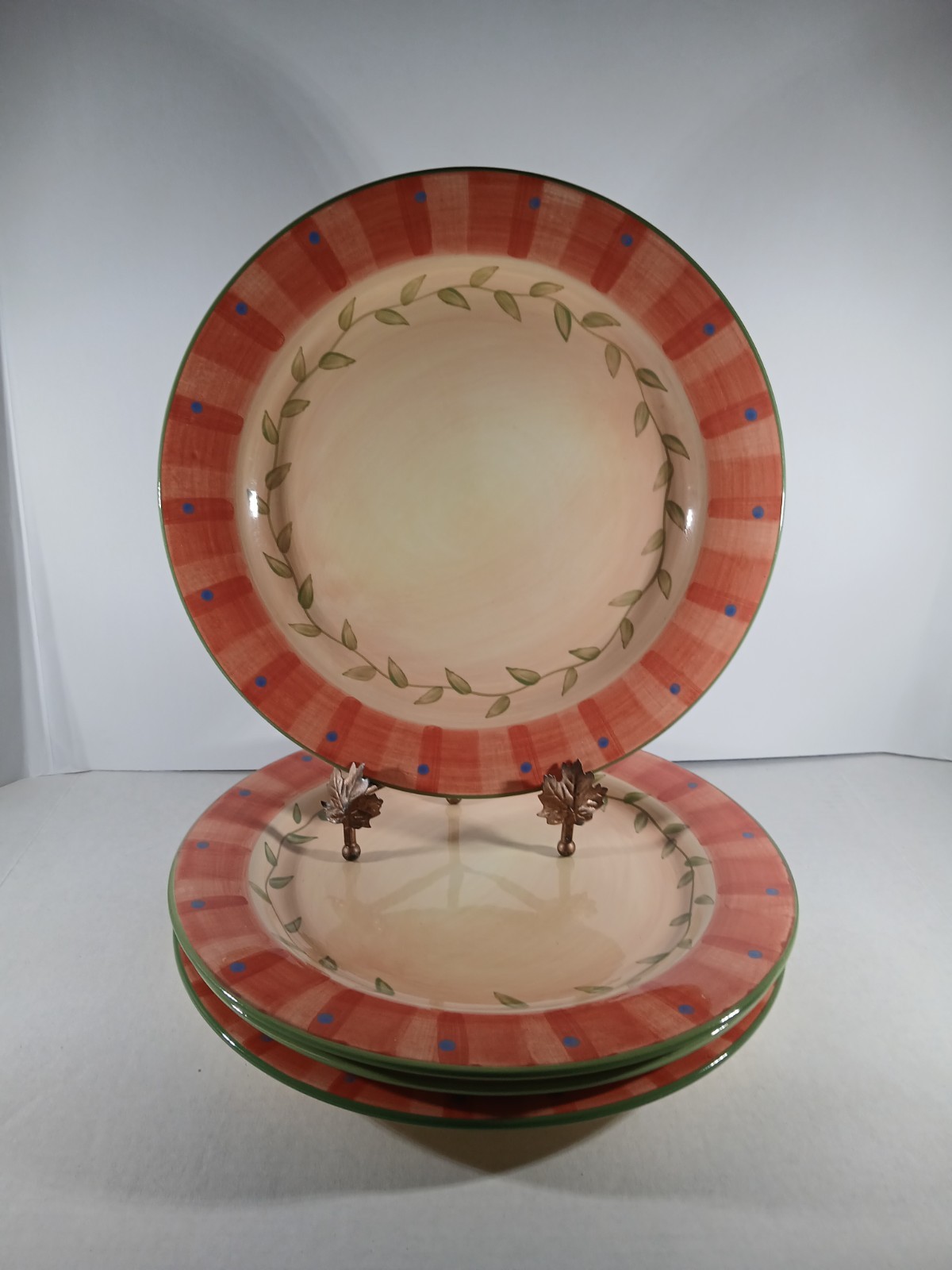 4 PFALTZGRAFF NAPOLI DINNER PLATES 11 3/4"