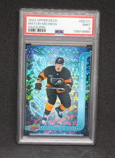 2024 Upper Deck Dazzlers Matvei Michkov PSA 9 Rookie Flyers #DZ121 SPx Insert