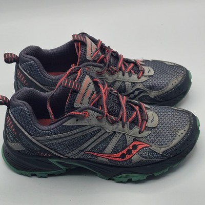 Saucony Excursion TR8 Women s 7 Trail Running Hiking Shoes Gray Pink Athletic