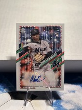 2021 Topps Holiday Jazz Chisholm Jr. Rookie Auto /30 Marlins #WHA-JCH RC