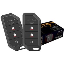 Avital 4109L 1-Way Remote Start System with Two 4-Button Remotes