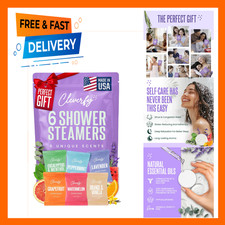 Shower Steamers Aromatherapy Tablets for Relaxation and Stress Relief Pack of 6