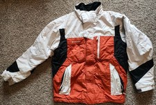 Men's XL Columbia Ski Coat Tricolor Multiple Pockets Winter Coat