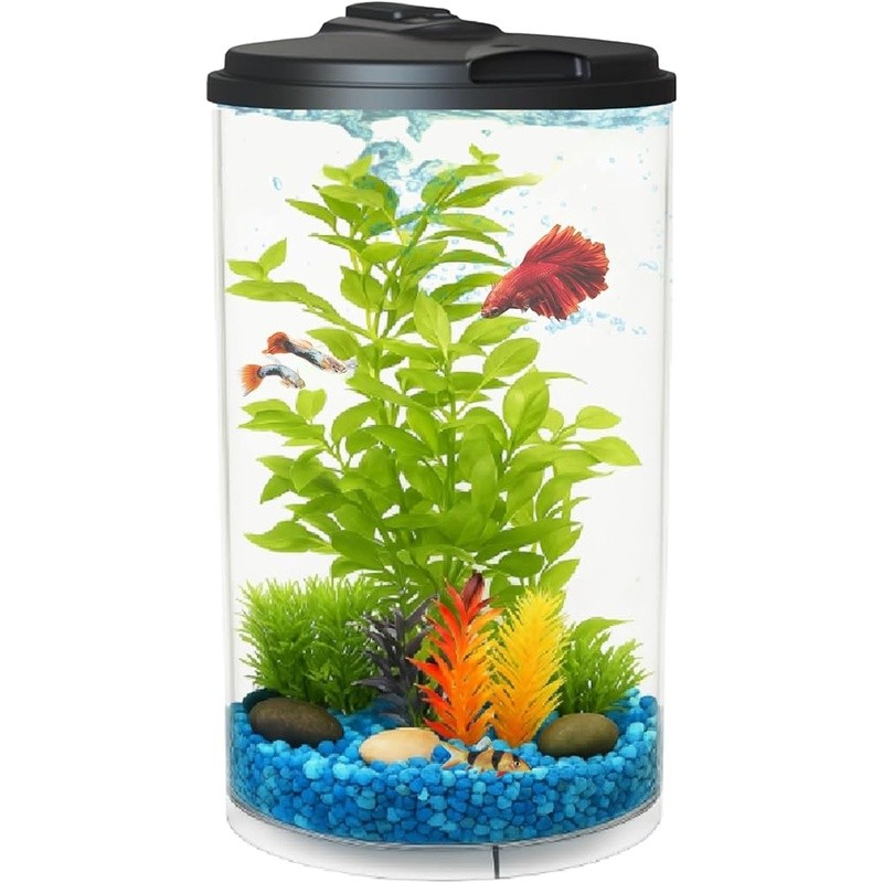 Aquarium, Betta aquarium, aquarium 1,3 gallon klein aquarium helder