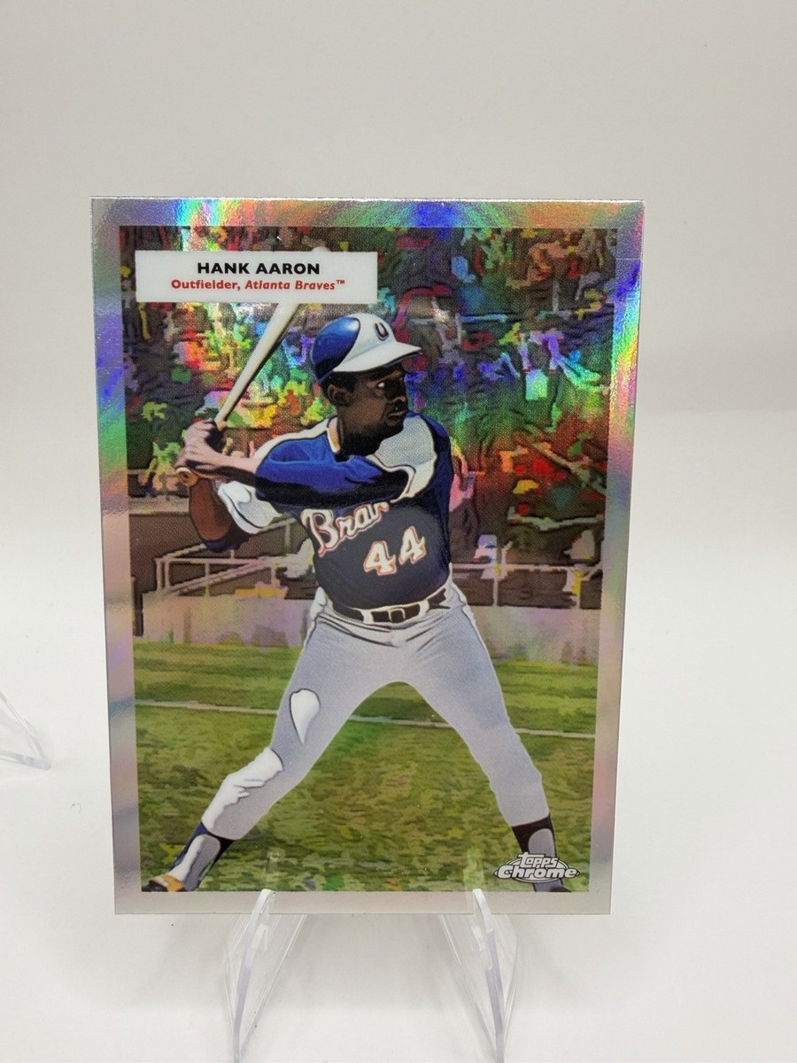 2025 Topps Chrome Platinum Hank Aaron/Ronald Acuna Jr. #55DH-11