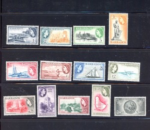 BARBADOS--Complete Set Scott #235-#247