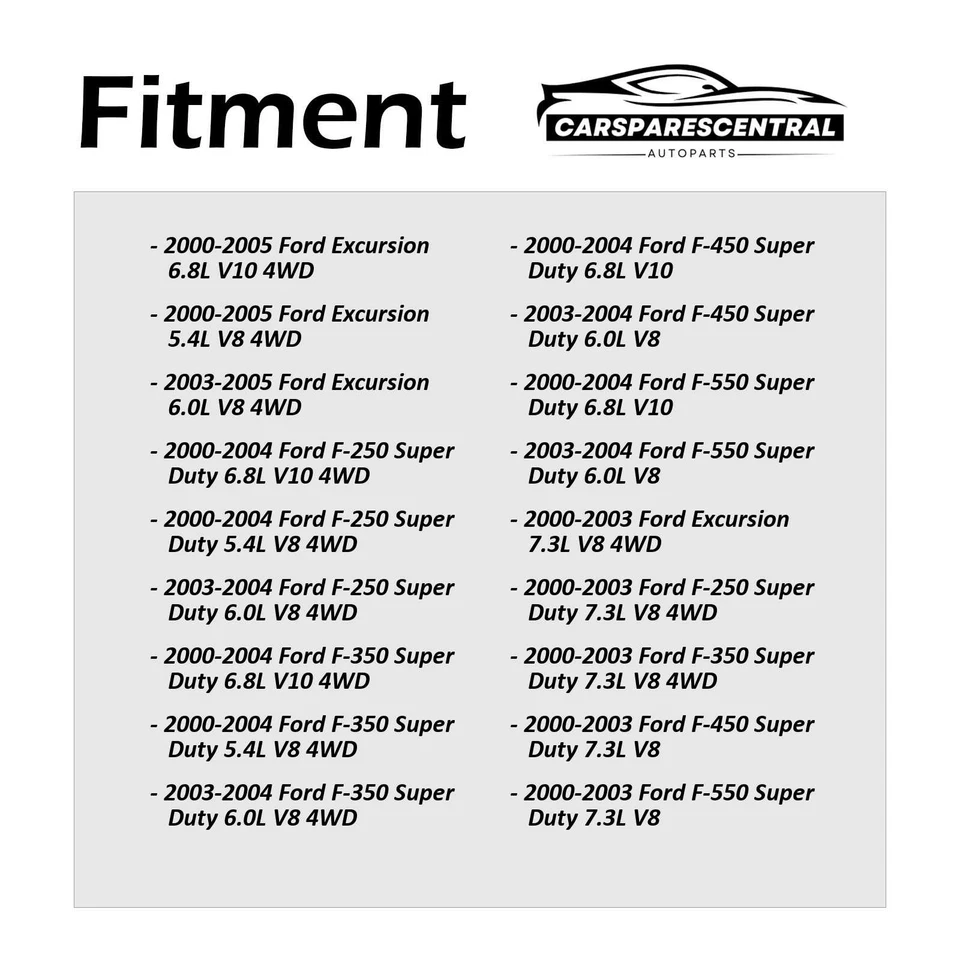 2x Kit de eslabones de barra estabilizadora kit delantero para Ford Excursion 2003-2005 6,0 L 4x4 Foto 2 de 4