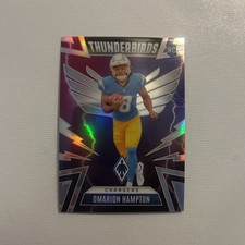2025 Panini Phoenix - Thunderbirds Omarion Hampton Card #28 (RC) NFL Chargers