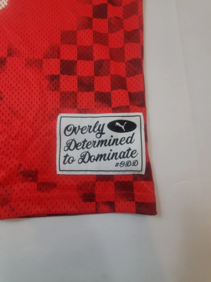 Jersey Puma Para Hombre Talla Grande Rojo Manga Corta Scoot X Henderson Extraño Activo Adulto Foto 3 de 4