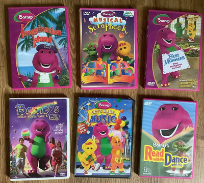 Various Barney the Dinosaur DVDs You pick and Choose
