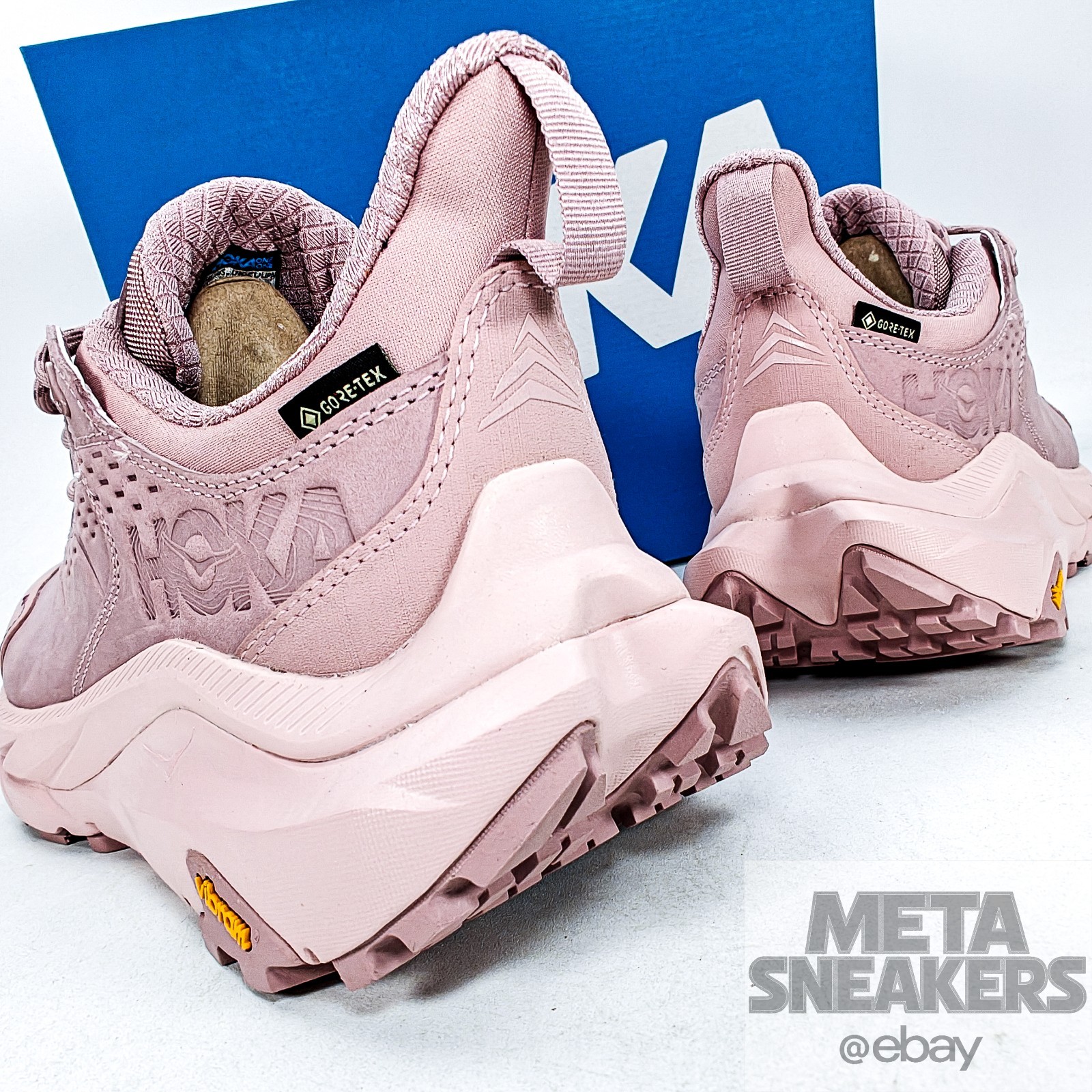 Hoka One One GTX US 12 Men's Pale Peach Outdoors Vibram Kaha 2 Low Gore Tex New thumbnail 14