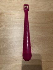 Vintage Plastic Shoe Horn Rendez-vous, Pink, Made In France, 14.5" Long