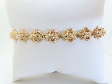 14k Gold Bracelet Toad Bracelets Toad Jewelry Frog Froggy Gift for Wife 7.2 B183