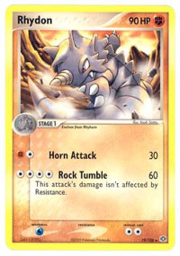 1x Rhydon - 19/106 - Rare NM-Mint Pokemon EX - Emerald