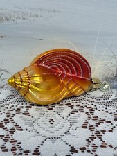 Old World Christmas OWC Shell Blown Glass Ornament