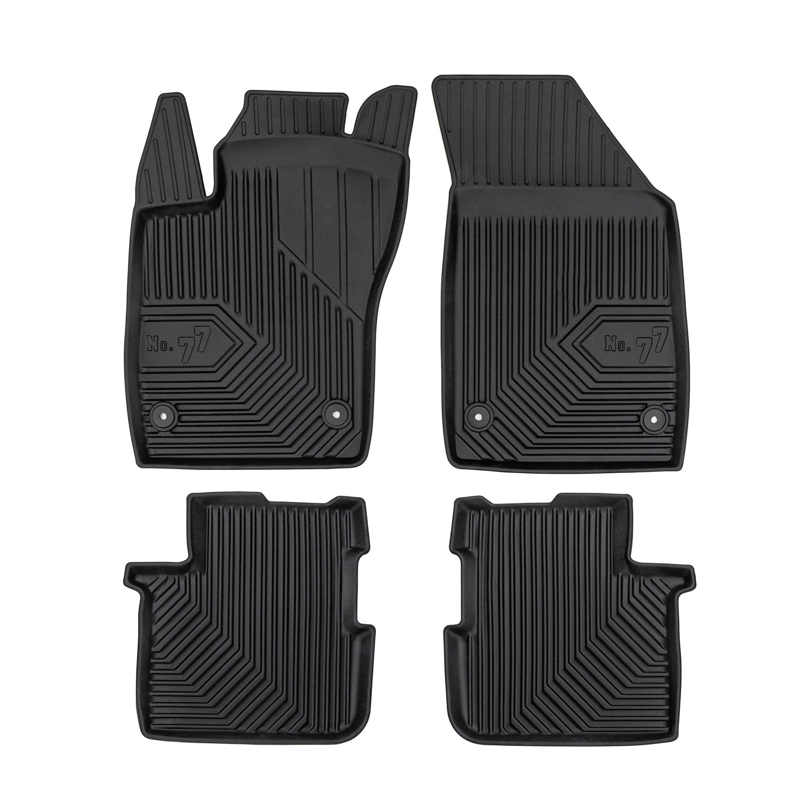 Tapis Fiat Tipo Berline 2015-2026 en TPE Noir : Protection Totale Habitable Contre Pluie et Boue