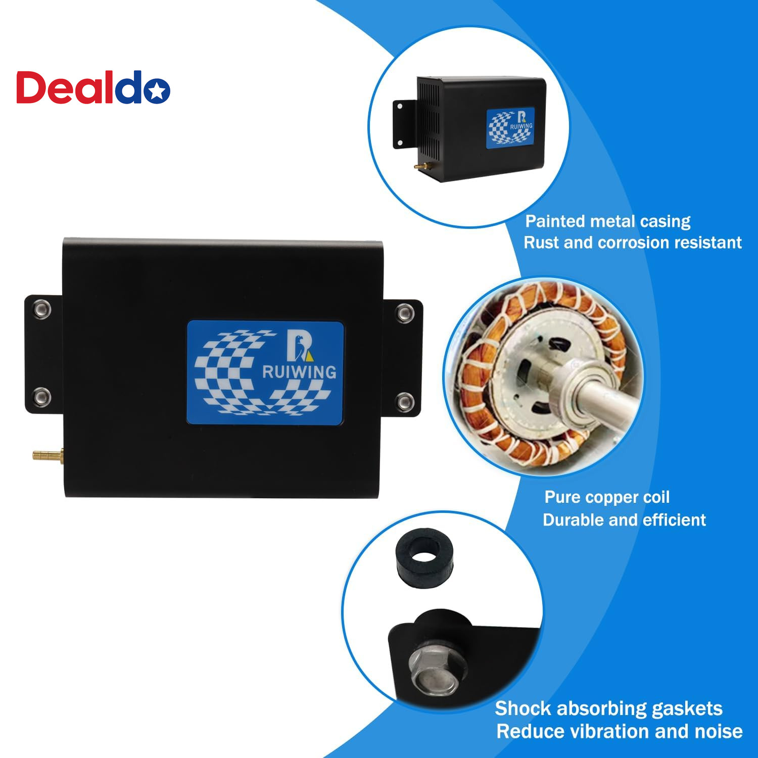 Air Bag Compressor Kit, on Board Air Compressor System with Air Ride Compressor,